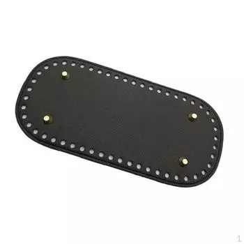 Нижняя вставка, 60 отверстий для вязания крючком, основание, дно сумки, с заклепками Сумки