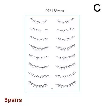 Нижняя заплатка для татуажа ресниц, плоский инструмент для макияжа, увеличит глаза, симметричные ресницы, одноразовая наклейка для татуировки, инструмент для красоты