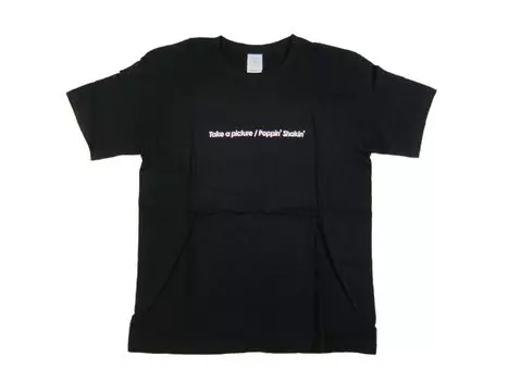 NiziU 2nd Single a release памятный специальный товар размер M ``Take picture/Poppin Shakin футболка чёрный