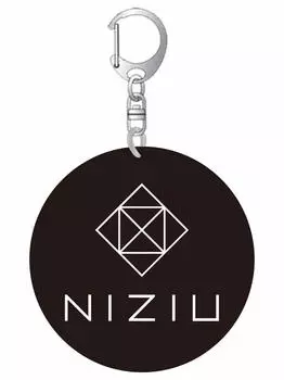 NiziU Прозрачный акриловый брелок [черный]