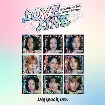 NiziU Korea 2-й сингл-альбом LOVE LINE Digipack ver. Random ver. 1ea