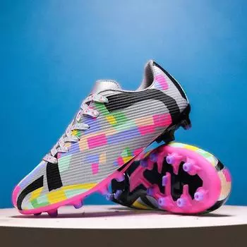 Низкие футбольные бутсы для мальчиков и девочек, юные студенты, AG, длинные ногти, TF, сломанные ногти, трава, взрослые тренировочные бутсы 33