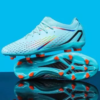 Низкие футбольные бутсы для мальчиков и девочек, юные студенты, AG, длинные ногти, TF, сломанные ногти, трава, взрослые тренировочные бутсы 35