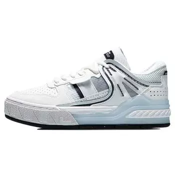 Низкие кеды для скейтбординга Li Ning Morning Glow Женские кроссовки Белые Синие AGCR192-1 36