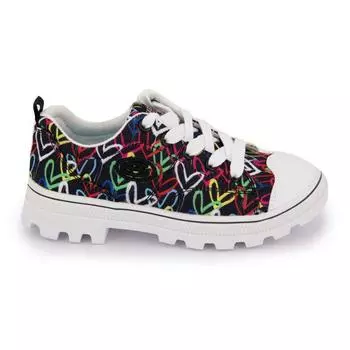 Низкие кеды x James Goldcrown черный/мульти-хэштег love Child SKECHERS 27 разноцветный