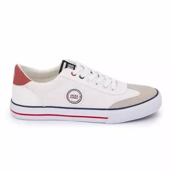 Низкие кроссовки из 100% хлопкового полотна 40-46 Мужчины JACK & JONES