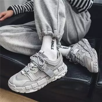 Низкие мужские кроссовки, весенняя дышащая повседневная обувь в стиле поп для мужчин 39–45 39 белый