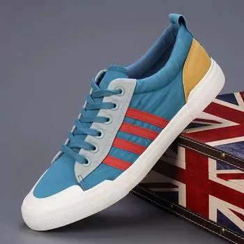 Низкие парусиновые туфли Мужская обувь Мужская повседневная мужская обувь Туфли на плоской подошве Мужская обувь 38