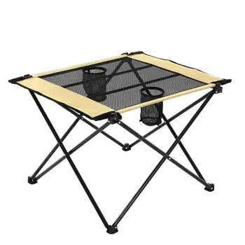 Низкий стол ZERO GEAR Roll Mesh, простой в установке (хаки)