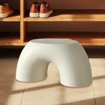 Низкий табурет для ног Простой многофункциональный нескользящий подставка для ванной комнаты для смены обуви