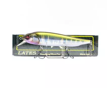 Низкочастотный динамик Megabass Lates Feeding 120 мм с плавающей приманкой GG Hasu Red Eye (1622 г.)