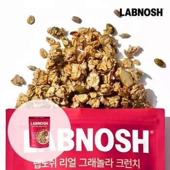 [Низкое содержание сахара] Lab Nosh Real Granola Crunch Original 200 г, корейские закуски