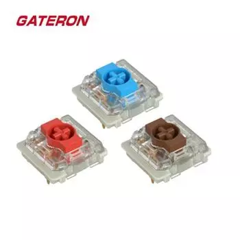 Низкопрофильная механическая клавиатура Gateron Jiadalong 2.0 с тонкими переключателями Green, Tea и Red Axis 2.0 Dwarf Red Axis красный