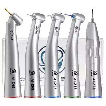 Низкоскоростной наконечник серии Z без освещения Угловой наконечник с электроприводом и внутренним распылителем воды Корпус из нержавеющей стали серии AI-Z