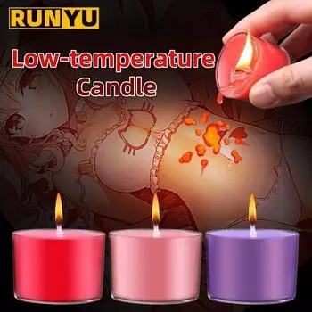 Низкотемпературная свеча воск секс свеча капельный секс кровать флирт дразнящий массаж свечи усиление желания эротические игры для пары 1pc