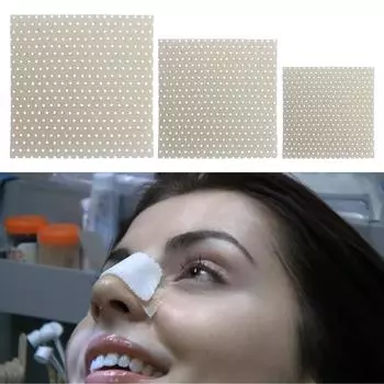 Низкотемпературная термопластическая носовая шина Ринопластика Носовая шина Иммобилизованный нос Sp B7P2 white-5*5cm