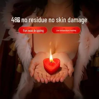 Низкотемпературная восковая свеча Mi Ji Drip Wax Candle - Игрушки для прелюдий и тренировок для взрослых (350/коробка)