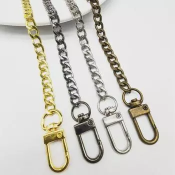 NK Плоская металлическая сумка на плечо с цепочным ремнем 20 CM with buckle