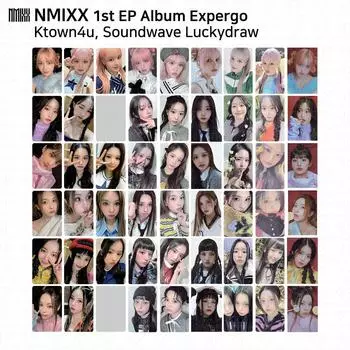 NMIXX 1-й EP-альбом Expergo Lucky Draw Фотокартка Открытка Soundwave Ktown4U KPOP