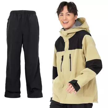 NNOUM Rainwear Верхний и нижний дождевик для горного дождя AMERAKU NN25NSRA06M Комплект, Профессионалы, Мужской, Женский, Велосипед, Плащ, Гольф,