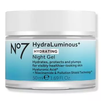 No7 Hydraluminous+ Увлажняющий ночной гель-крем 1,69 унции