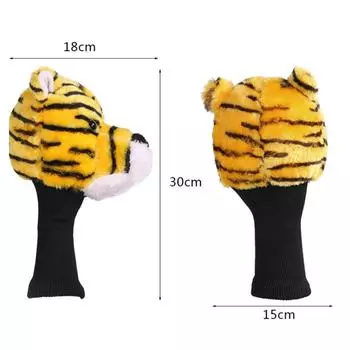No.1 Golf Club Wood Driver Head Covers, Novelty Tiger Headcover Golfer Gift