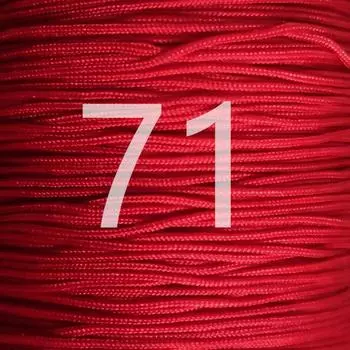 No. 71 Taiwan Jade Thread Jewelry Hairline Rule Bracelet Wrist Chain DIY Hand-Knitted Rope Winding Coil Individual Cable 10 M Red(10 m in bulk)