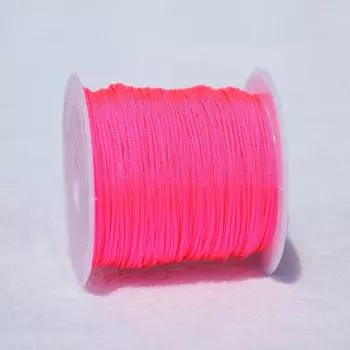 No. 72 Jade Thread Braided Bracelet Special Rope Hand-Knitted Rope Carrying Strap Red Line Pendant Bracelet Rope DIY Material Peach