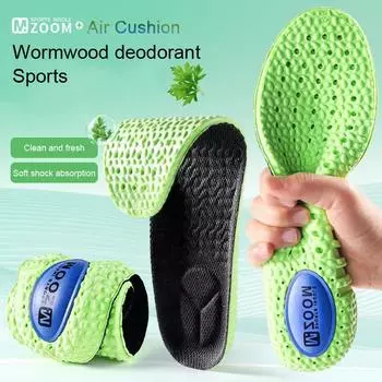 NO.8 стельки для кроссовок из искусственной кожи, мягкие эластичные дезодорирующие подушечки для обуви, стелька, ортопедическая поддержка свода стопы, вставки для ног, дышащая воздушная подушка 35-36 зелёный
