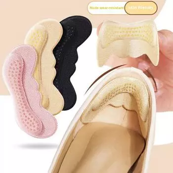 NO.8 Защитные накладки на каблуки, регулируемые по размеру, накладки на высокие каблуки, подкладки, ручки, обезболивающие, уход за ногами, вставки, женские стельки для обуви, аксессуары M розовый