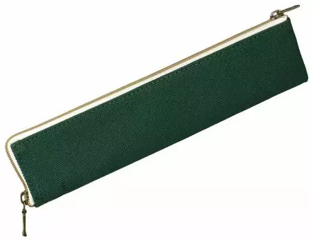 No BoRDER PERiTOSS Pekes Kurashiki Canvas in Pencil Large Koimidori [Made Japan] Case, (Pencil Fitting), PT-0119LDG