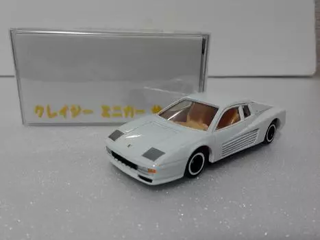 Без коробки. Распродано. Tomica Wangan Midnight Ferrari Testarossa Crazy Mini Car Circle Case включен в комплект.