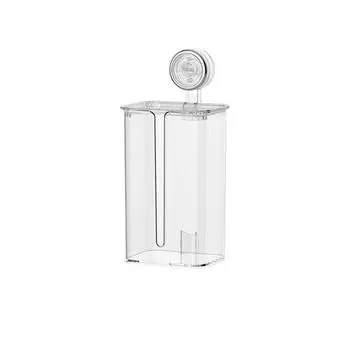 No-Drill Wall-Mounted Tissue Rack with Lid Paper Towel Holder Suction Cup Tissue Box Bathroom