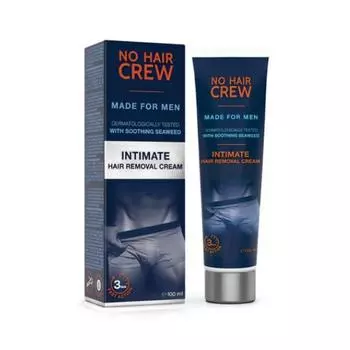 No Hair Crew Мужской крем для депиляции интимной зоны тела, 100 мл