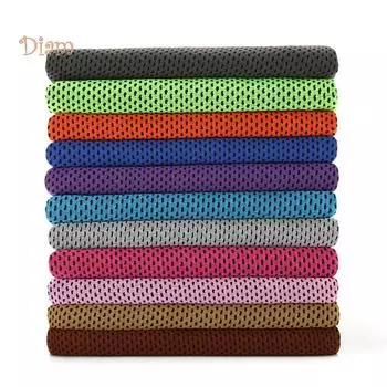 NO.HS цветное впитывающее пот летнее полотенце для спорта на открытом воздухе для бега, бега, охлаждающее полотенце, ткань для стирки красный