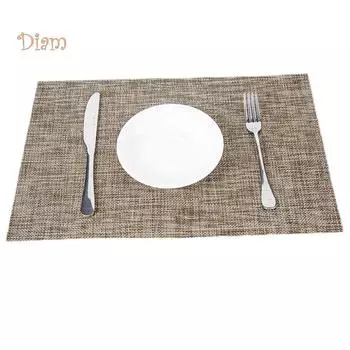 NO.HS Теплоизоляционный нескользящий коврик для обеденного стола, миски, тарелки, чашки, коврик, термостойкий коврик синий