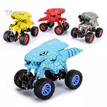 NO.KK Monster Truck Pull Back Модель автомобиля для детей, развивающая игрушка, рождественский подарок, подарочные транспортные средства, мини-автомобиль #19.