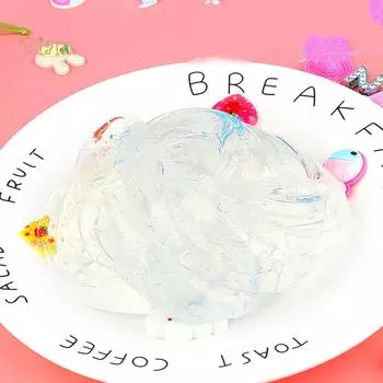 NO.KK Прозрачный кристалл, слизь, шпатлевка, пластилин, глина, игрушка для снятия стресса, забавная игрушка для снятия стресса