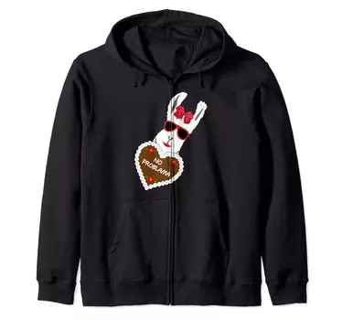 NO NO PROB LAMA ALPAKA LAME zip hoodie PROBLAMA, LAMA,