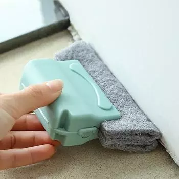 No-Power Window Slot Cleaner - Portable Brush for Household Sills, Edges & Gaps, Multi-Room Use