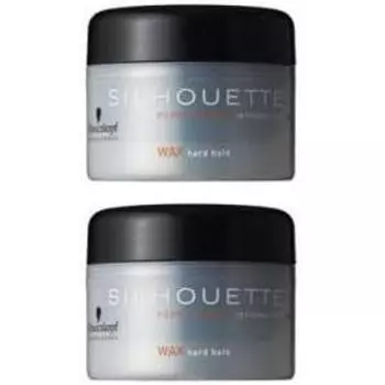 No Schwarzkopf x2 Pack Твердый воск Schwarzkopf Silhouette 50 г