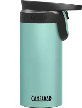No Vacuum insulated travel tumbler Camelbak Forge Flow travel mug 350ml operation Vacuum insulation Keeps hot or cold 350ml Coastal spills/drink