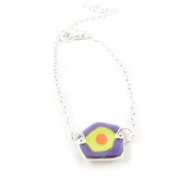 NOA [H4791] - Фиолетово-зеленый дизайнерский браслет Les Aciduls