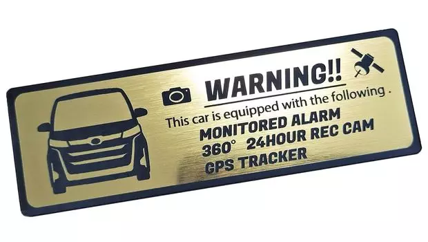 Noah 90 Series Standard Body Toyota Security Sticker Car Security Luxury Car VIP 24-часовой мониторинг GPS-трекер Anti-Theft (Золото)
