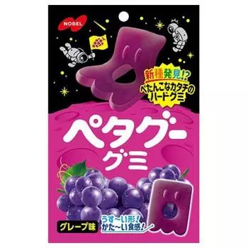 Nobel Seika Peta Goo Gummy Grape 50 г x 6 пакетиков x (2 случая)