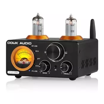 Nobsound PRO 6K4 Bluetooth ламповый усилитель VU Meter USB ЦАП усилитель мощности предусилитель ST-01 5.0 COAX/OPT