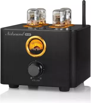 Nobsound Upper Edition B100 Bluetooth ламповый усилитель USB ЦАП Интегрированный усилитель Усилитель мощности 5.0 COAX/OPT (B100)