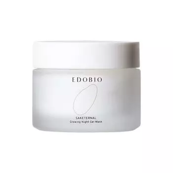Ночная гелевая маска EDOBIO Glowing Night Mask Sleeping Mask Drying Moisturizing Cream с кислотными бактериями, ферментированными осадком сакэ, ночная маска, сделано в Японии, 44 г [Молочный экстракт]