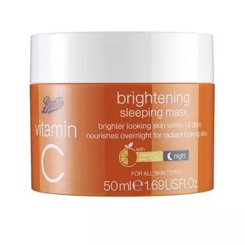 Ночная маска Boots Vitamin C Brightening 50 мл, 1 шт.