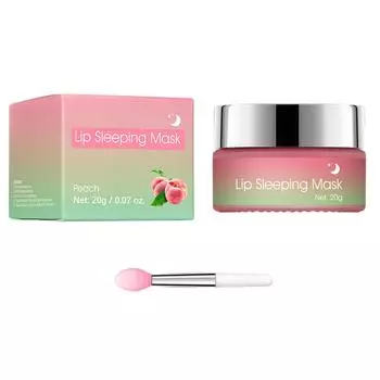 Ночная маска для губ 20 г Увлажнение и коллагеновый усилитель для губ Восстановление Увлажнение Ежедневно One Size